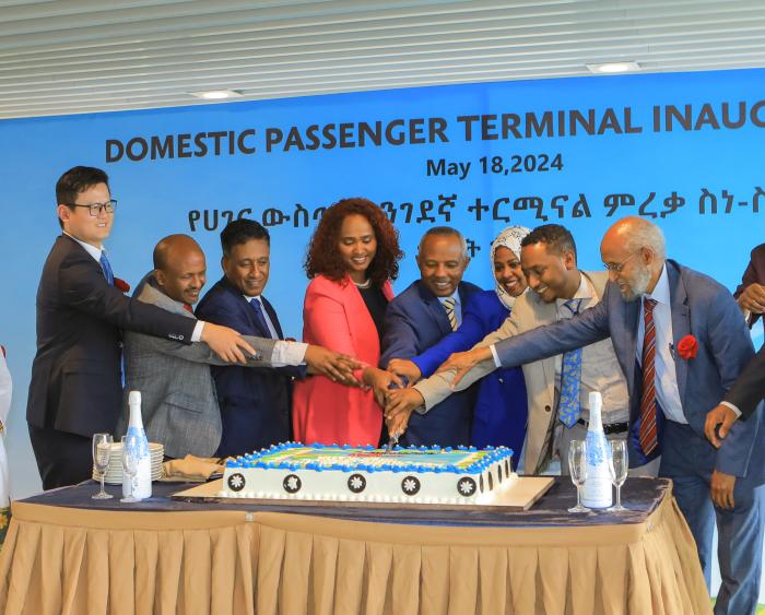 The expansion doubles the size of the domestic terminal