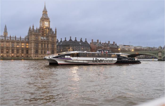 The route offers up-close views of key London landmarks
 
 