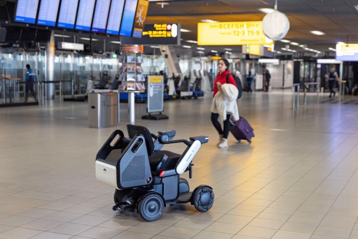 After use, the vehicle drives itself back to the starting point