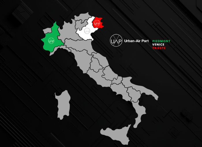 The partners will begin by developing three vertiports in Northern Italy