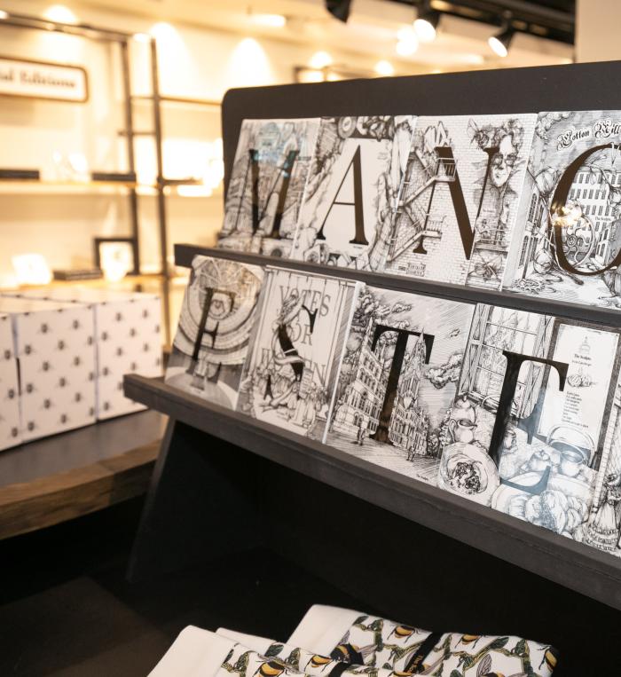 Each letter on The Sculpts’ alphabet tiles is accompanied by a hand-drawn illustration of a part of Manchester’s heritage