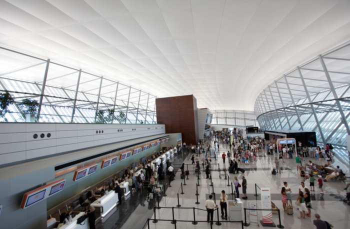 Carrasco International Airport is the main air terminal in Uruguay 