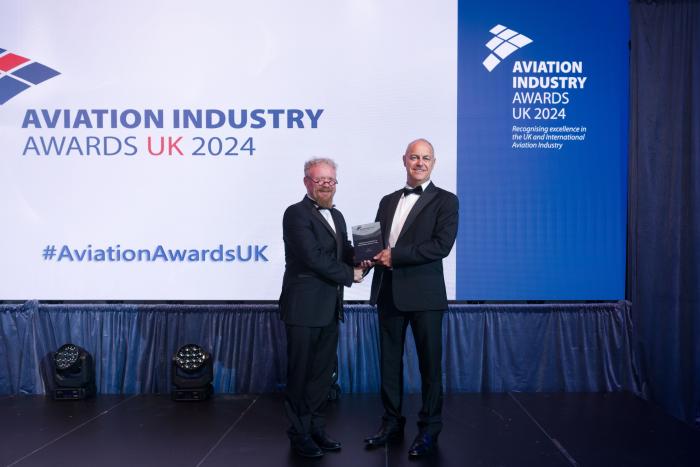 Stewart Angus accepted the award on behalf of the company 