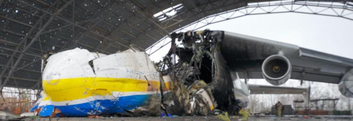 The world's largest aircraft was destroyed by Russia at Ukraine's Hostomel Airport