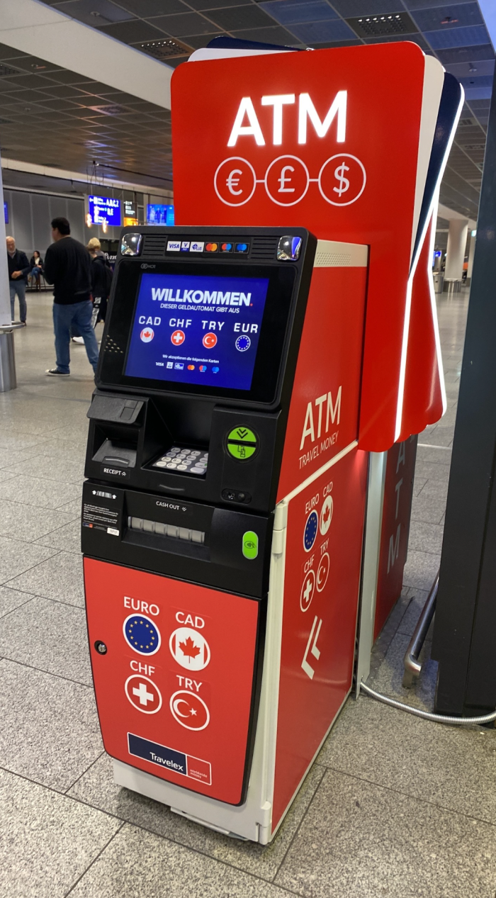 Travelex is replacing its network of ATMs with NCR Atleos’ SelfServ ATM range 