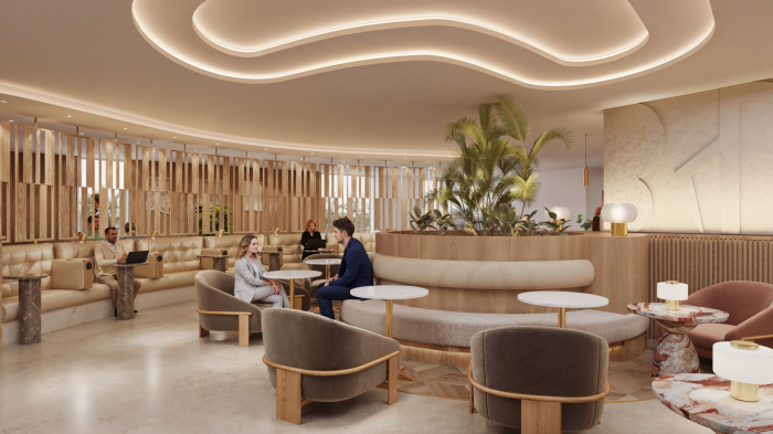 The new lounges will feature locally inspired aesthetics, food and beverages