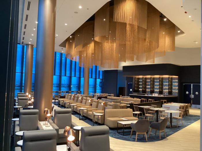 The new LOT Polish Airlines lounge aims to set a new standard for luxury travel