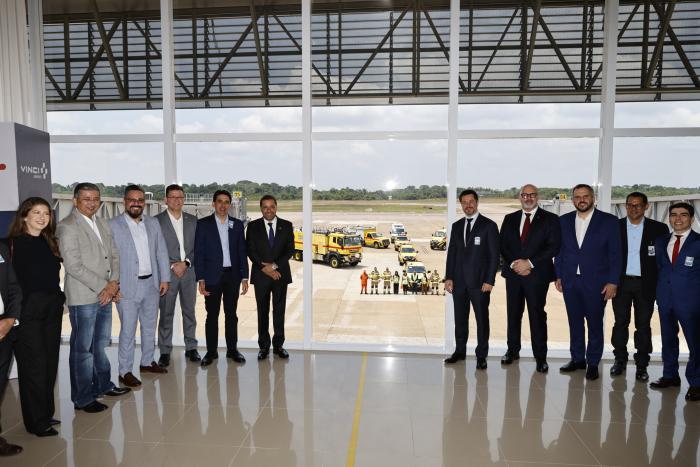 The inauguration ceremony took place at Porto Velho International Airport