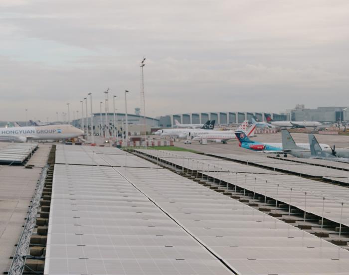 The airport aims to generate approximately 24,000 megawatt-hours per year by 2027