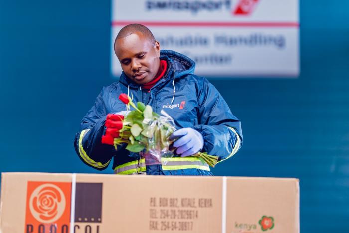 Kenyan flowers are transported to Europe via Jomo Kenyatta Airport