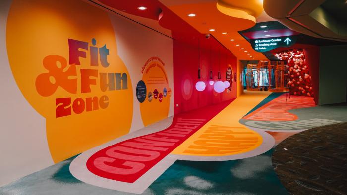 The Fit&Fun Zone is accessible to all travellers