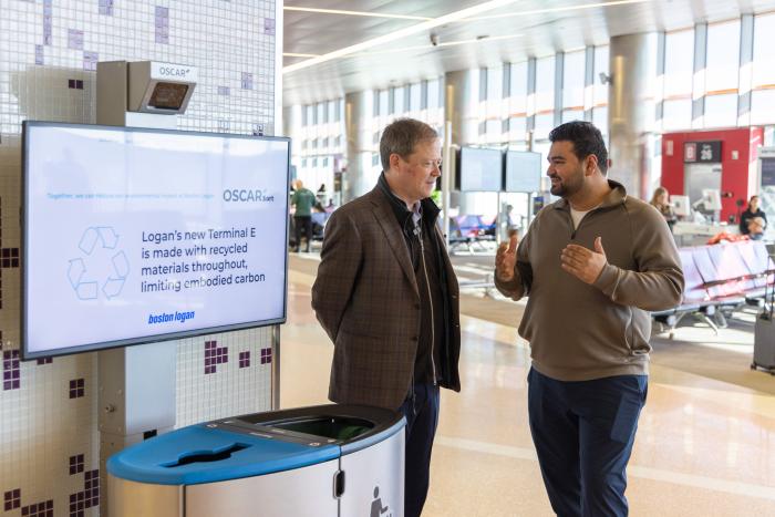 Massport CEO, Rich Davey, and Intuitive AI CEO Hassan Murad at Oscar Sort’s Massport launch