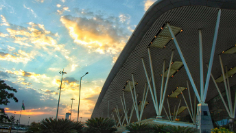 KIAB is the first greenfield airport in India built through a public-private partnership