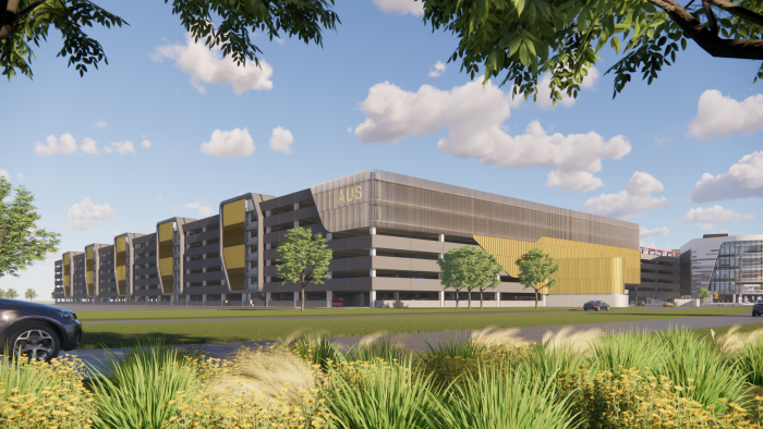 The Yellow Garage will provide 7,000 parking spaces