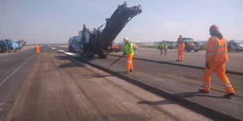 Stansted runway works